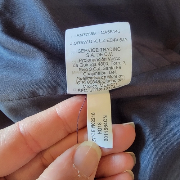 J Crew Dark Navy Blue Faux Fur Sleeveless Zip Up Vest Womens M - Picture 7 of 10